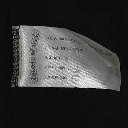 CHROME HEARTS CH Cross Floral Horseshoe Long Sleeve Tee Black Size L