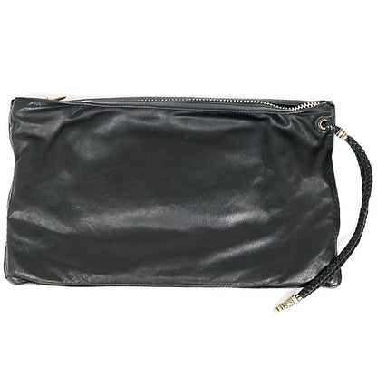 CHROME HEARTS Filigree Plus Leather Clutch Bag Size ONE SIZE