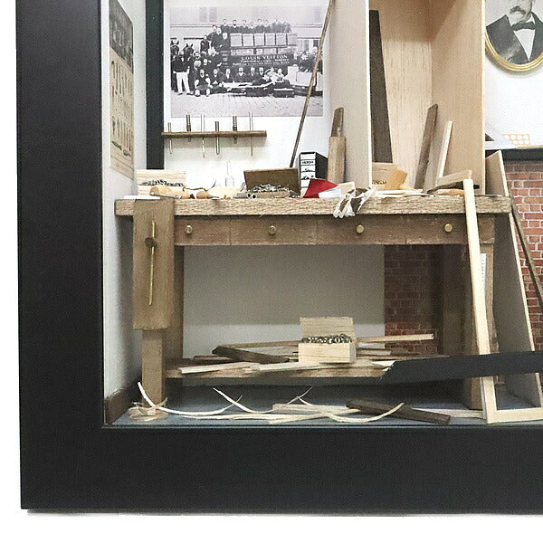 Louis Vuitton Multi-color Wood Miniature Display Diorama