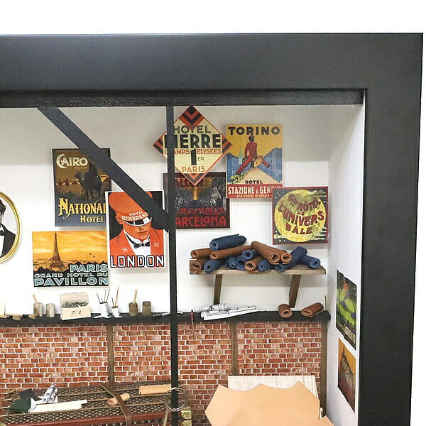 Louis Vuitton Multi-color Wood Miniature Display Diorama
