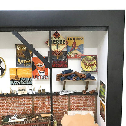 Louis Vuitton Multi-color Wood Miniature Display Diorama