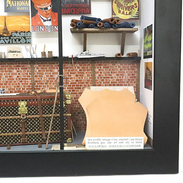 Louis Vuitton Multi-color Wood Miniature Display Diorama