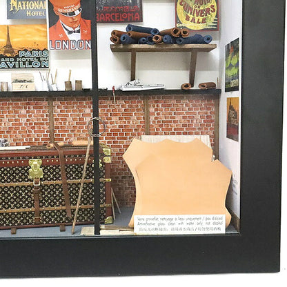 Louis Vuitton Multi-color Wood Miniature Display Diorama