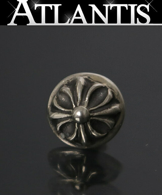 CHROME HEARTS Silver Cross Ball Stud Earring Size ONE SIZE