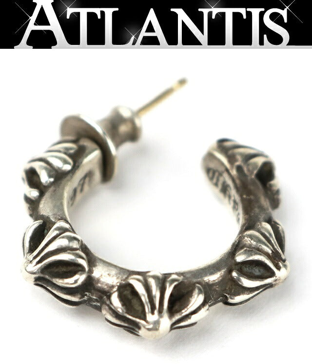 CHROME HEARTS Cross Band Hoop Silver SV925 Size ONE SIZE