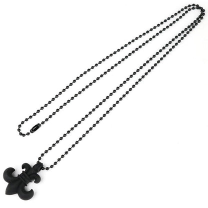 CHROME HEARTS BS Flare Rubber Necklace Black Size ONE SIZE