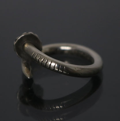 CHROME HEARTS Cross Ball Nail Ring SV925 Size ONE SIZE