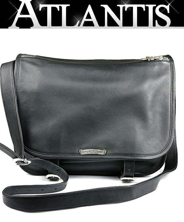 CHROME HEARTS Soft Shoulder Small Bag Black Size ONE SIZE