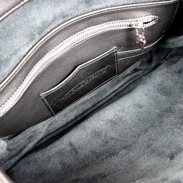 CHROME HEARTS Soft Shoulder Small Bag Black Size ONE SIZE