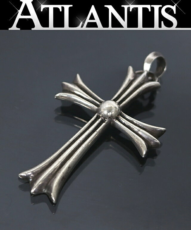 CHROME HEARTS Large Cross w/ Silver Pendant Size ONE SIZE
