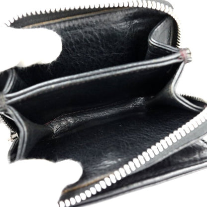 CHROME HEARTS Square Zip Bill Wallet Black Size ONE SIZE