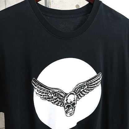 CHROME HEARTS Foti Wing Crescent Moon T-Shirt Black Size L