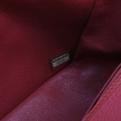 CHANEL Matelasse 20 Red Caviar Shoulder Bag Size ONE SIZE