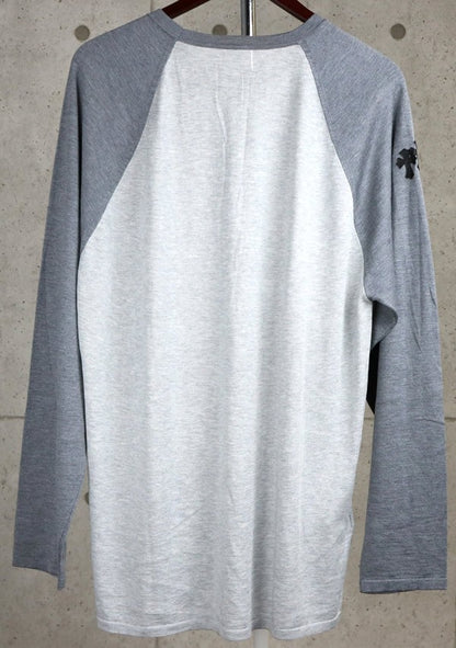 CHROME HEARTS New Y NOT Triple Cross Patch Tee Gray Size XL