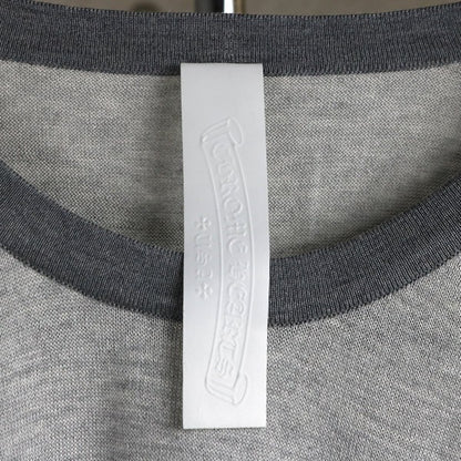 CHROME HEARTS New Y NOT Triple Cross Patch Tee Gray Size XL