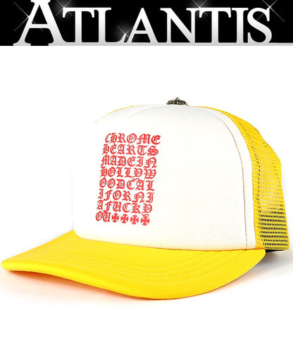 CHROME HEARTS Old English Silver Trucker Cap Size ONE SIZE
