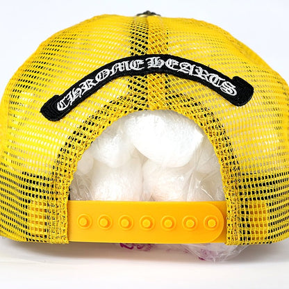 CHROME HEARTS Old English Silver Trucker Cap Size ONE SIZE
