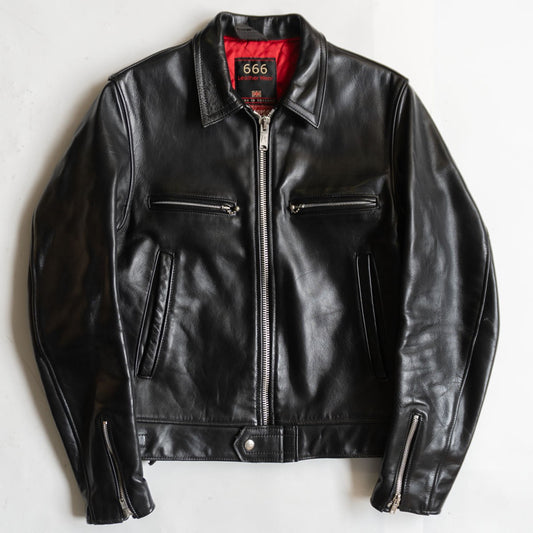 666 triple six Single Moto Jacket Size 38