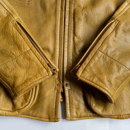 COLIMBO SHOOTING BREAK WIND LEATHER JACKET Size 36