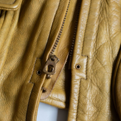 COLIMBO SHOOTING BREAK WIND LEATHER JACKET Size 36