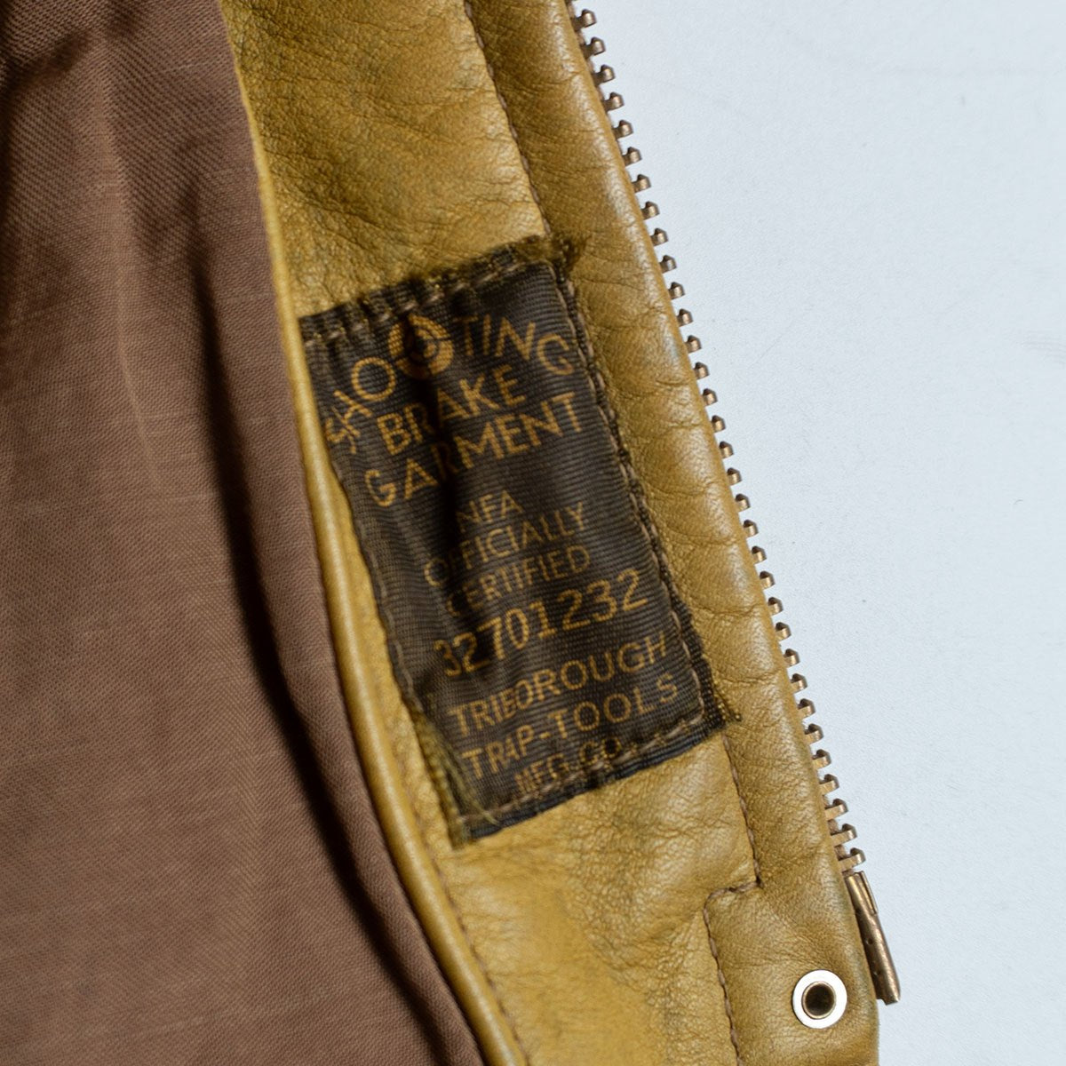 COLIMBO SHOOTING BREAK WIND LEATHER JACKET Size 36