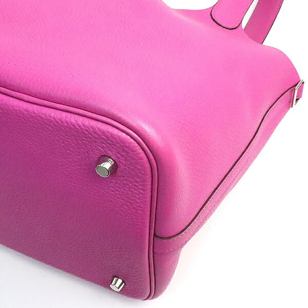 HERMES Picotin Lock MM Clemence Handbag Size ONE SIZE