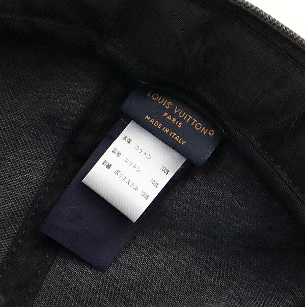 Louis Vuitton LV Washed Denim Cap Gray