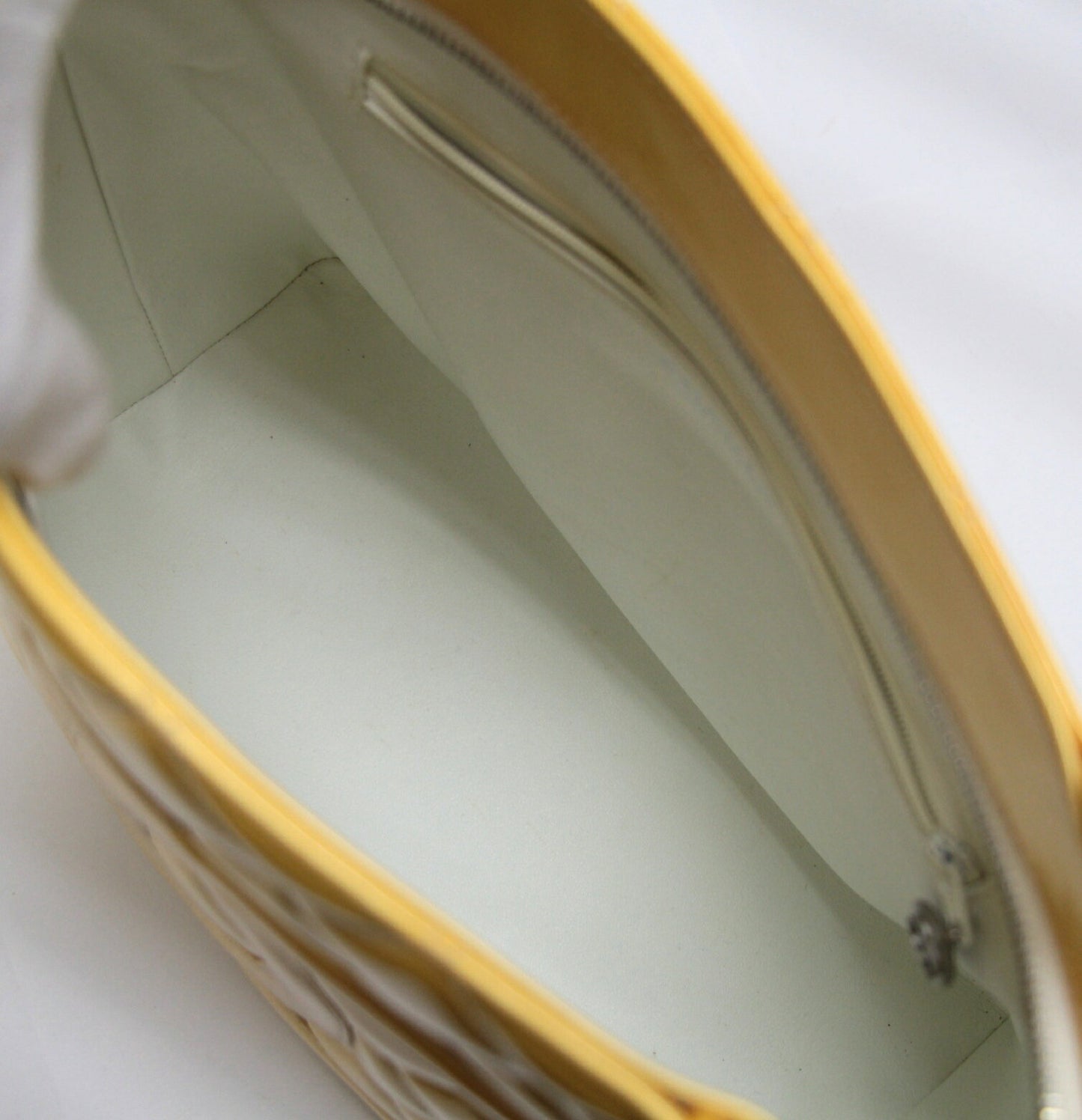 CHANEL Revival Patent Leather Yellow Tote Bag Size ONE SIZE