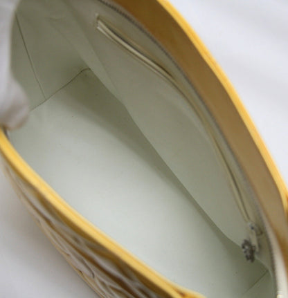 CHANEL Revival Patent Leather Yellow Tote Bag Size ONE SIZE