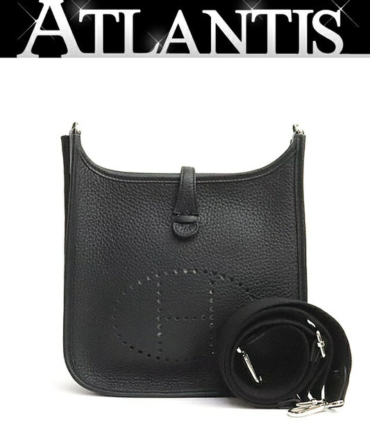 HERMES Evelyne 3 23 Taurillon Bag Black Size ONE SIZE