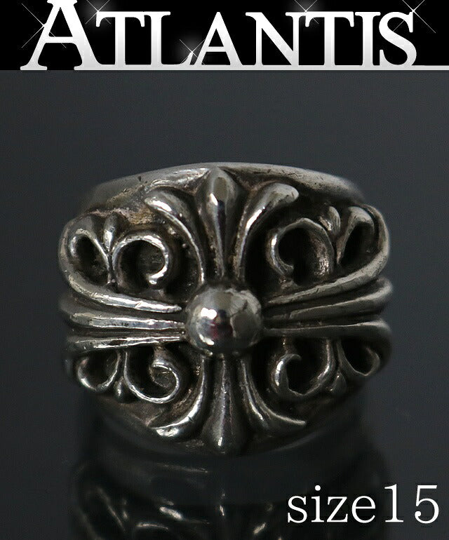 CHROME HEARTS Keeper Ring SV925 Silver Size ONE SIZE