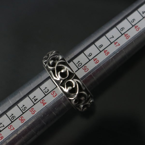 CHROME HEARTS Eternity Vine Band SV925 Silver Ring Size ONE SIZE