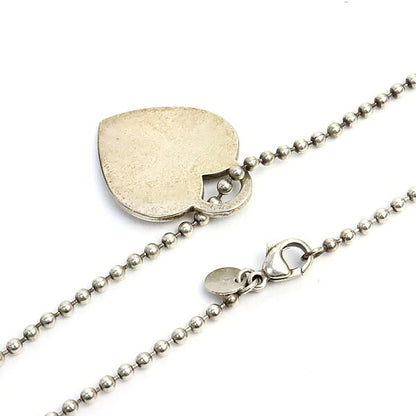 TIFFANY Return To Heart Silver Necklace Size ONE SIZE