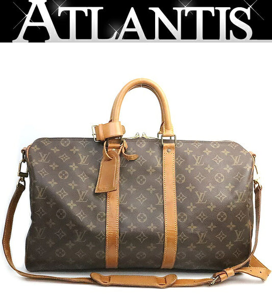 Louis Vuitton Monogram Keepall Boston Bag Size ONE SIZE
