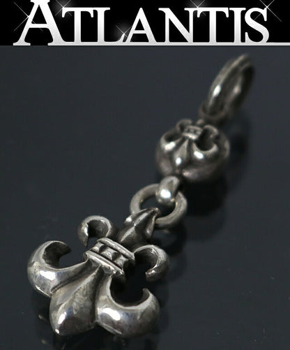 CHROME HEARTS 1 Ball BS Fleur Pendant Charm Size ONE SIZE