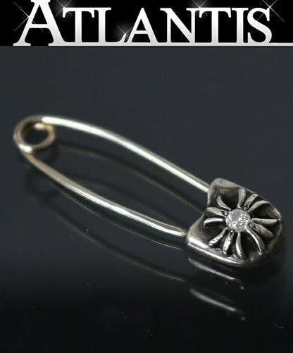 CHROME HEARTS Safety Pin 1 Silver Charm Size ONE SIZE