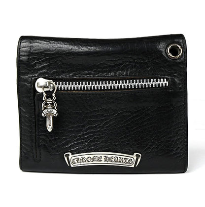 CHROME HEARTS Mini Wave Cross Button Tri-fold Size ONE SIZE