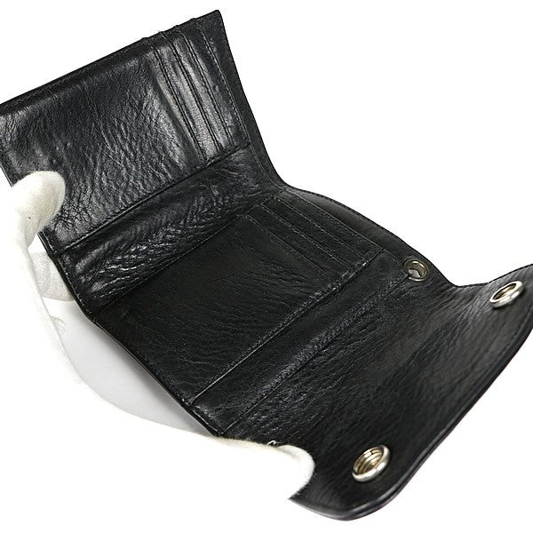 CHROME HEARTS Mini Wave Cross Button Tri-fold Size ONE SIZE