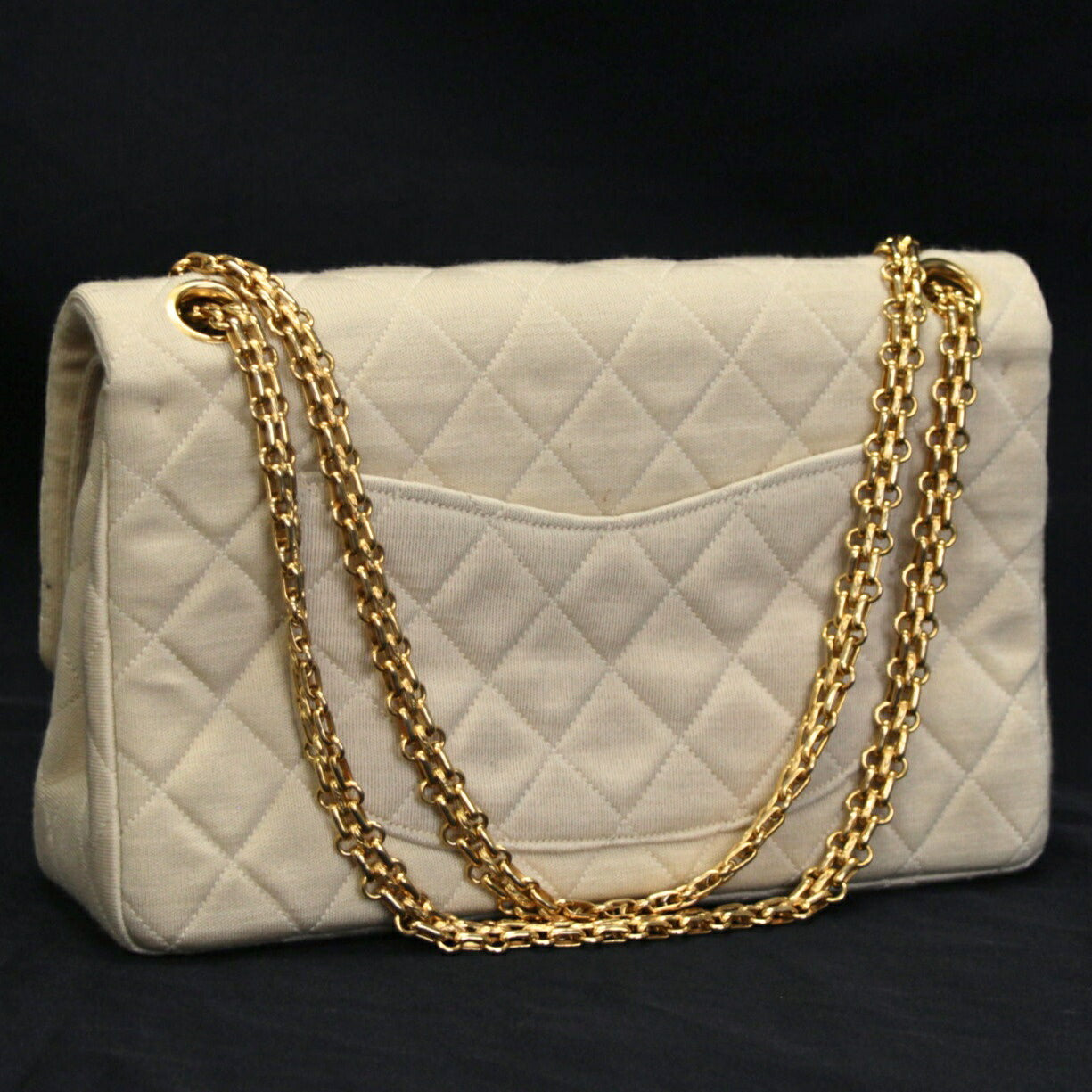 CHANEL Vintage Matelasse Jersey Shoulder Bag Size ONE SIZE