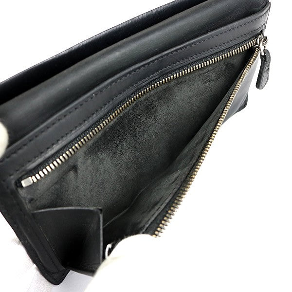 Berluti Calligraphy Leather Zip Bi-fold Wallet Size ONE SIZE