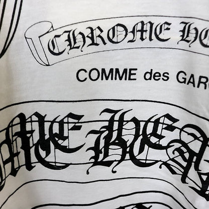 CHROME HEARTS x CDG Short Sleeve T-Shirt White/Black Size M