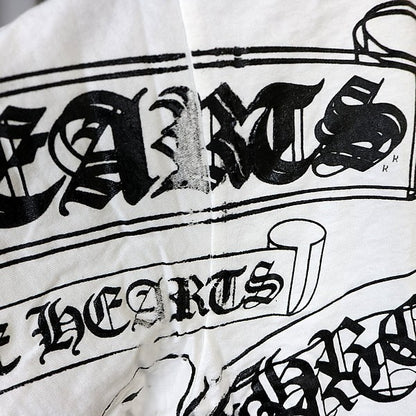 CHROME HEARTS x CDG Short Sleeve T-Shirt White/Black Size M