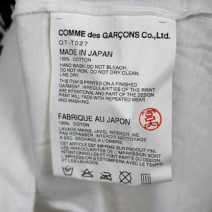 CHROME HEARTS x CDG Short Sleeve T-Shirt White/Black Size M