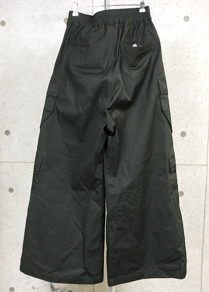 RICK OWENS Bela Cargo Pants Khaki Green Size 46