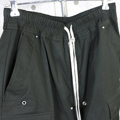 RICK OWENS Bela Cargo Pants Khaki Green Size 46