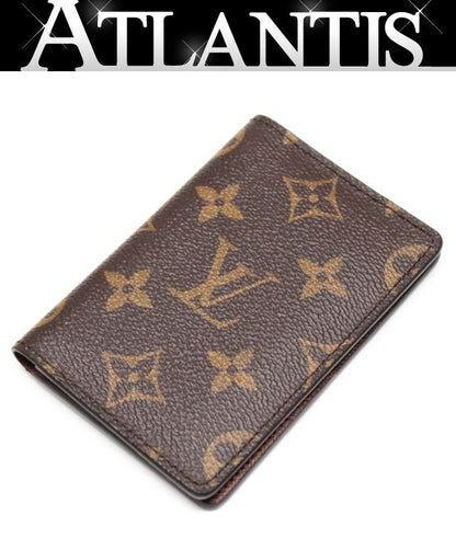 LOUIS VUITTON Monogram Organizer de Poche Wallet Brown