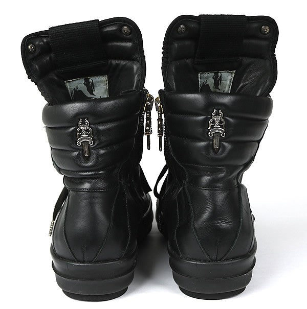 CHROME HEARTS x Rick Owens Geobasket Leather Sneakers Size EU 44