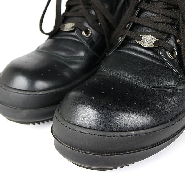 CHROME HEARTS x Rick Owens Geobasket Leather Sneakers Size EU 44