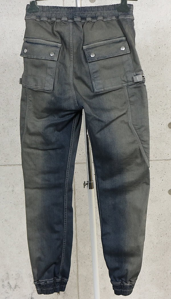 RICK OWENS 25FW BAUHAUS Cargo Pants Black Size 48