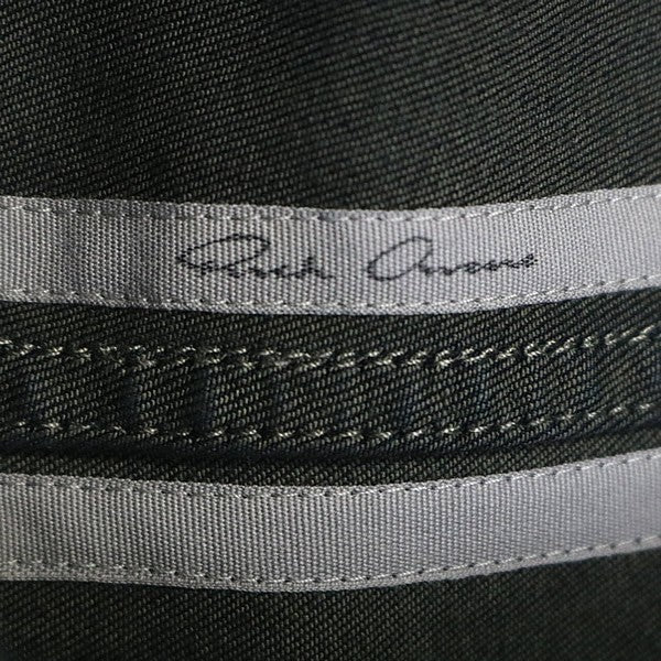 RICK OWENS 25FW BAUHAUS Cargo Pants Black Size 48